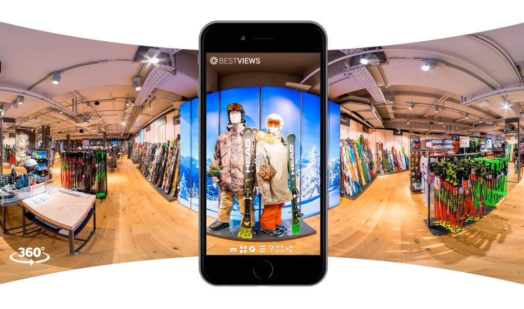 360 Grad Shop Sport Bründl 360 Grad Shop intuitiv am mobilen Device erleben.