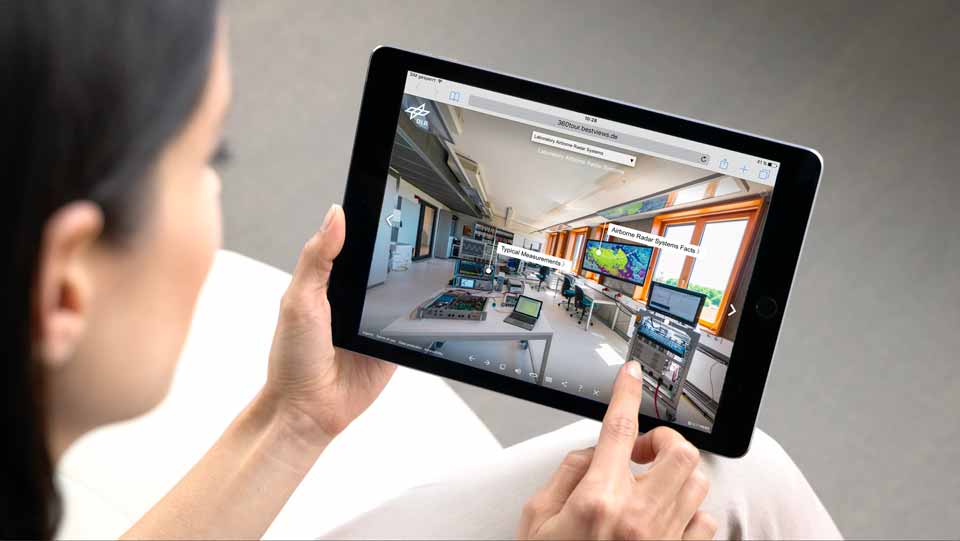 BESTVIEWS virtueller 360° Rundgang Navigation Virtueller 360° Rundgang Navigation Tablet