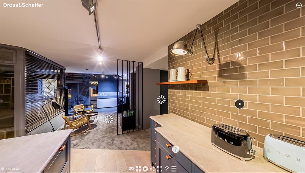 BESTVIEWS virtueller Rundgang Showroom virtueller Rundgang Showroom Dross&Schaffer