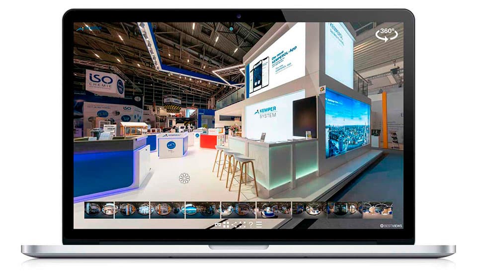 Virtueller Messestand Kemper Virtueller Messestand - interatkiv und in 360 Grad