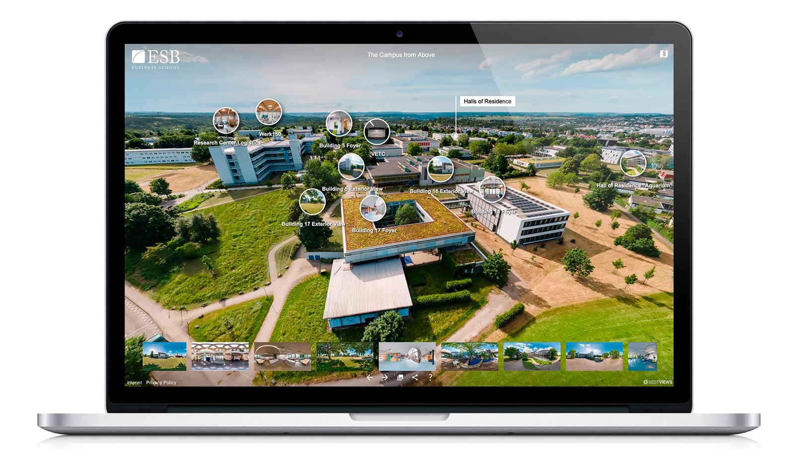 Virtueller Campus Rundgang ESB Reutlingen Virtueller Campus ESB Reutlingen in 360° Erleben