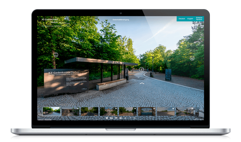360° virtueller Rundgang KZ-Gedenkstätte Dachau barrierefrei-accessible 360° virtueller Rundgang KZ-Gedenkstätte Dachau barrierefrei