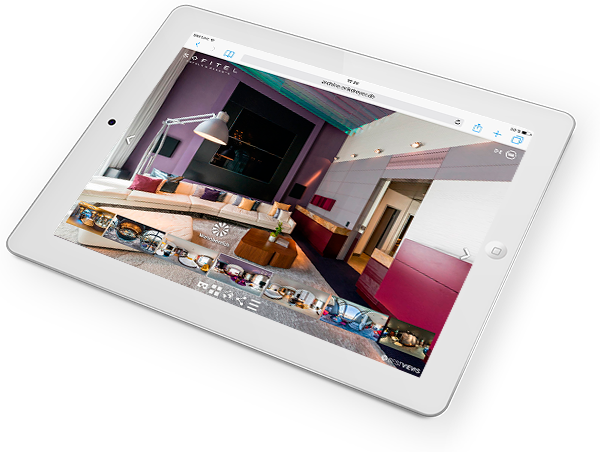 360° Rundgang Hotel Sofitel Munich Bayerpost virtuell 360 Grad Hotels mit dem Smartphone erleben