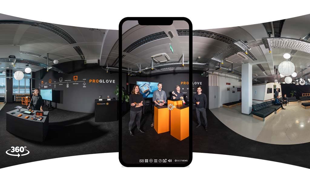 BESTVIEWS 360° Virtueller Rundgang Unternehmen ProGlove Virtueller Rundgang Unternehmen ProGlove